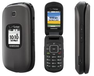 Samsung gusto 2 sch-u365 cdma 1x flip clamshell phone verizon